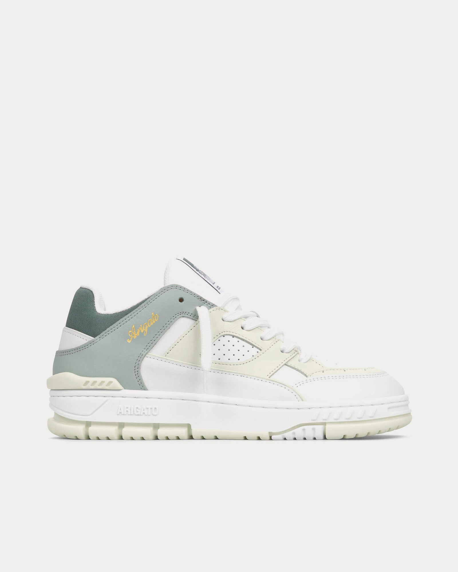 Axel Arigato Area Lo Off White / Green Low Top Sneakers - 1