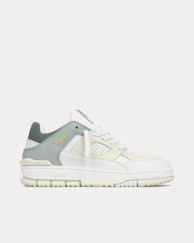 Axel Arigato Area Lo Off White / Green Low Top Sneakers