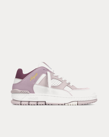 Axel Arigato Area Lo Off White / Lilac Low Top Sneakers