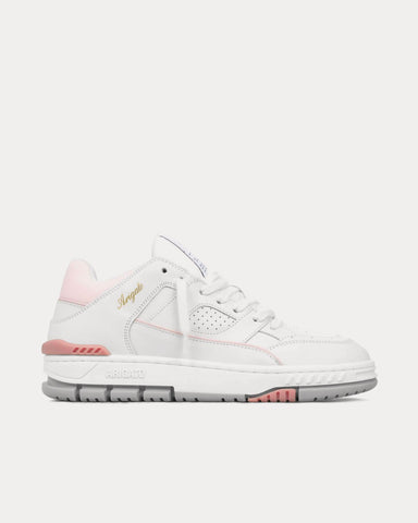 Axel Arigato Area Lo White / Pink Low Top Sneakers