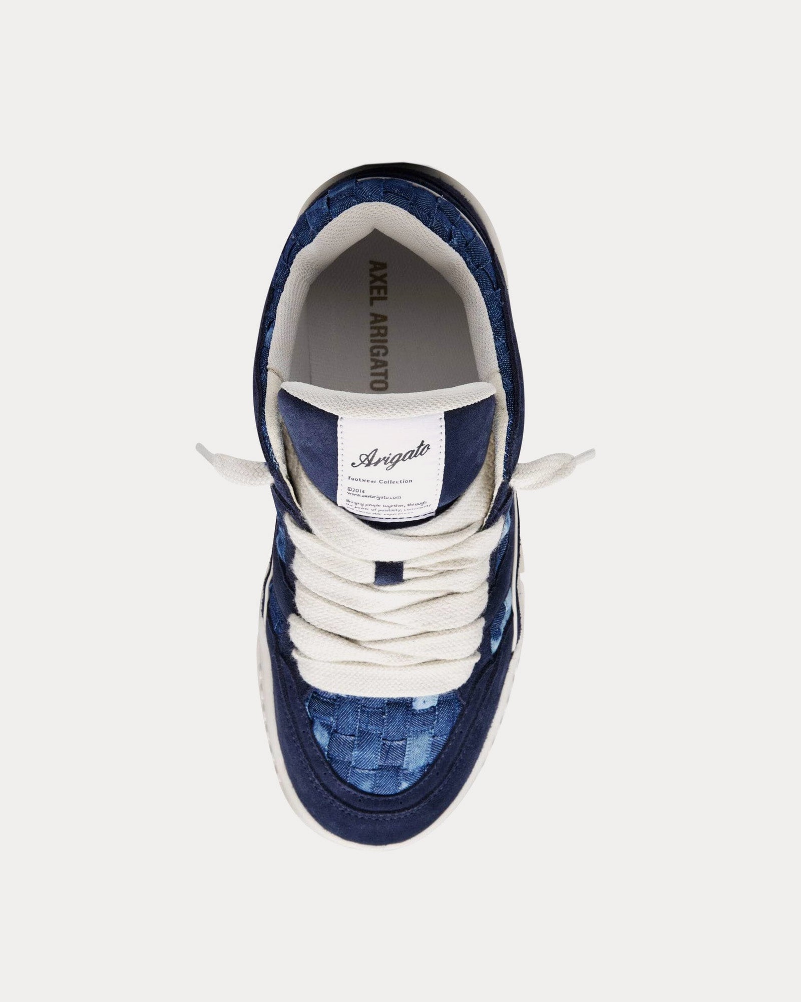 Axel Arigato Area Lo Woven Dark Blue / Blue Low Top Sneakers - 2