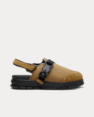 Axel Arigato Area Sandal Light Brown / Black Slip Ons