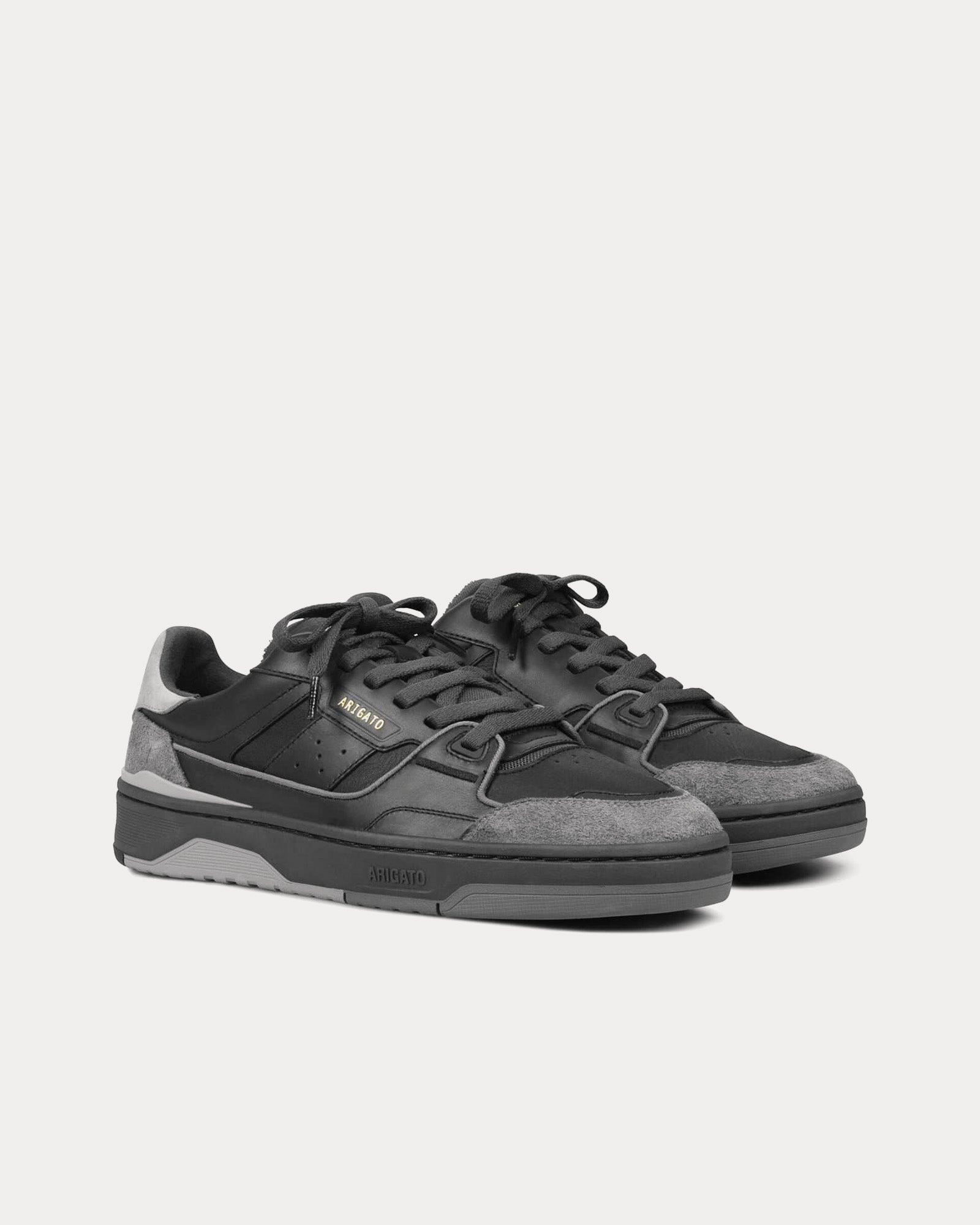 Axel Arigato Clay Leather Dark Grey Low Top Sneakers - 2