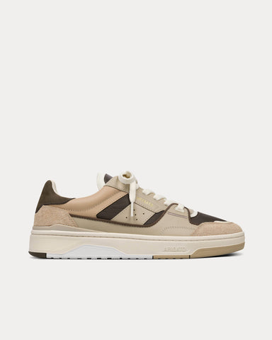 Axel Arigato Clay Leather Beige / Dark Brown Low Top Sneakers