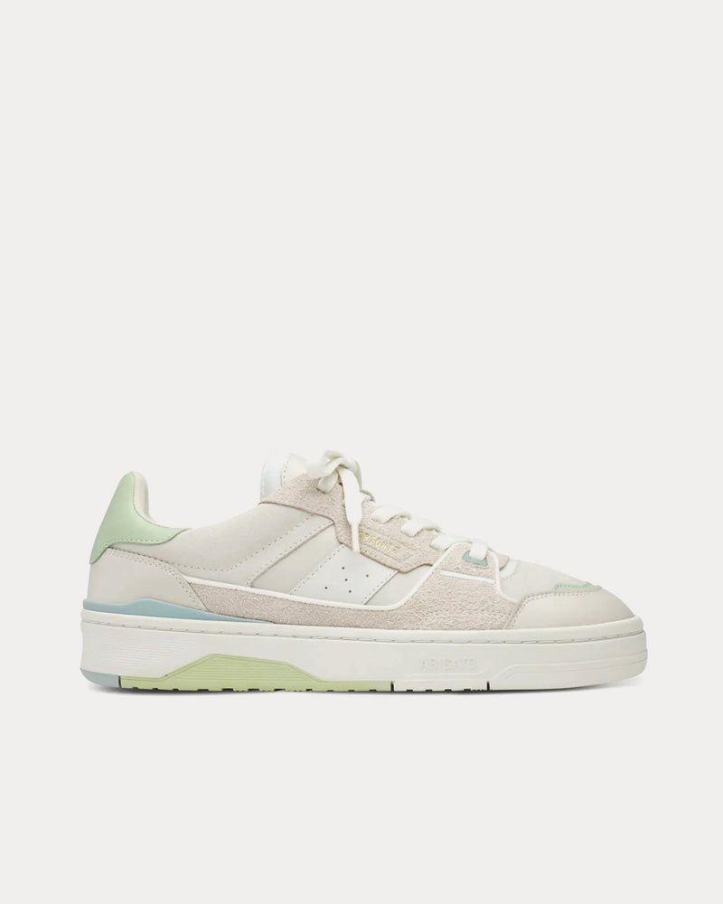 Axel Arigato Clay Light Beige / Light Green Low Top Sneakers - 1