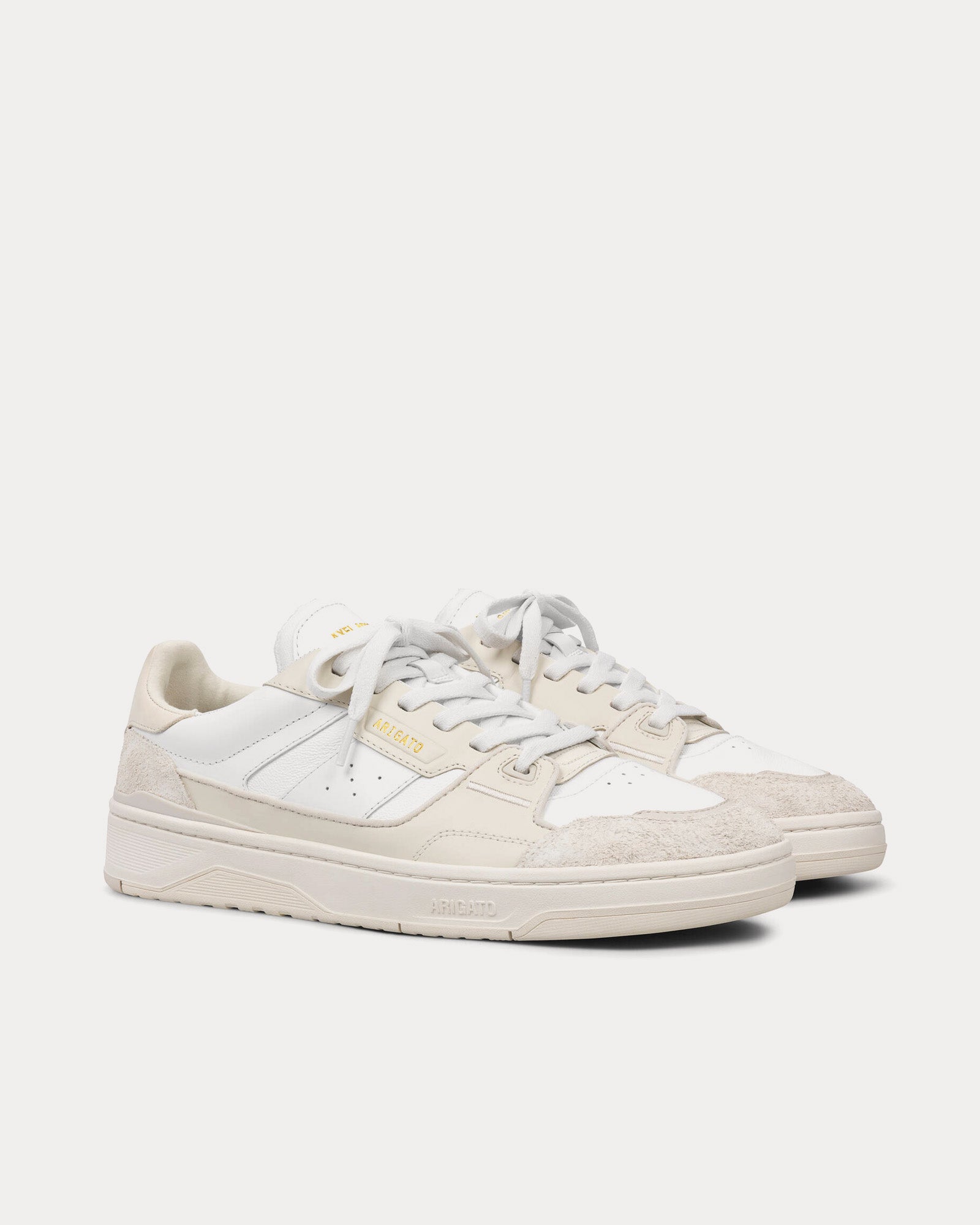 Axel Arigato Clay Leather Beige / White Low Top Sneakers - 2