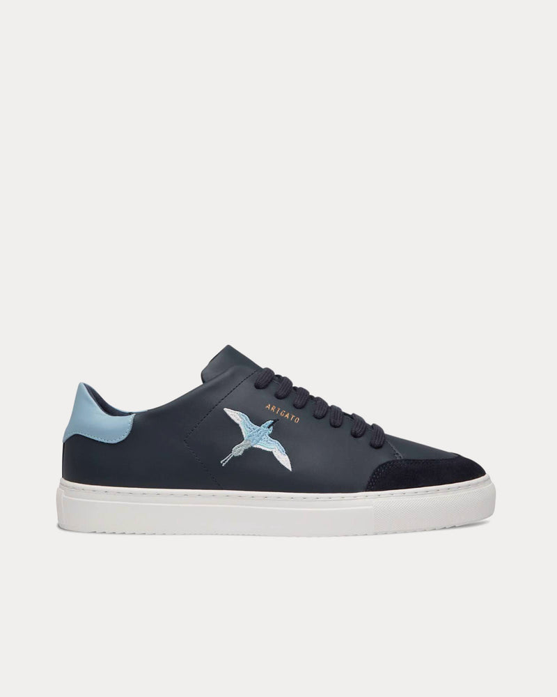 Axel Arigato Clean 90 B Bird Dark Blue / Light Blue Low Top Sneakers - 1