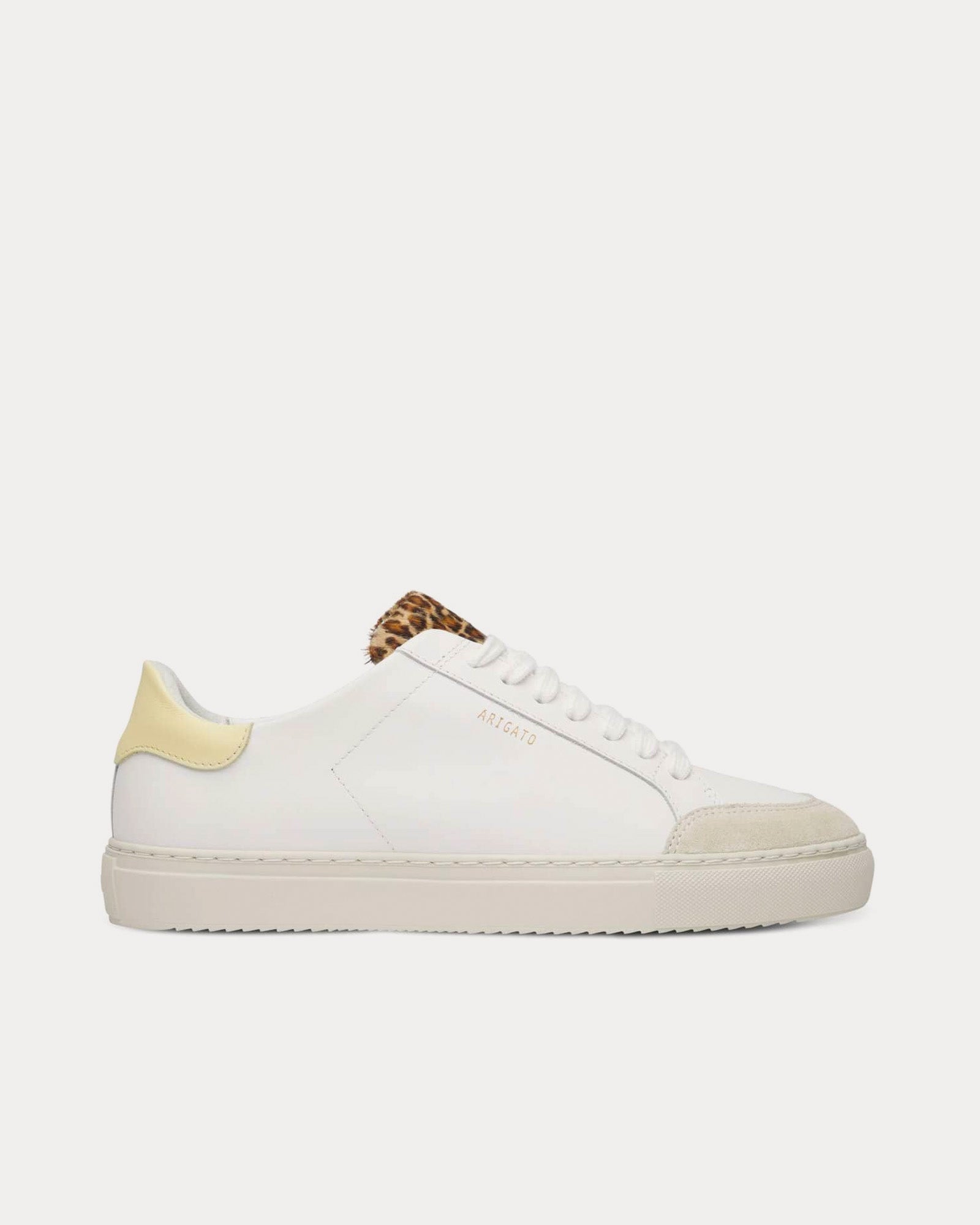 Axel Arigato Clean 90 Triple White / Light Yellow Low Top Sneakers - 1