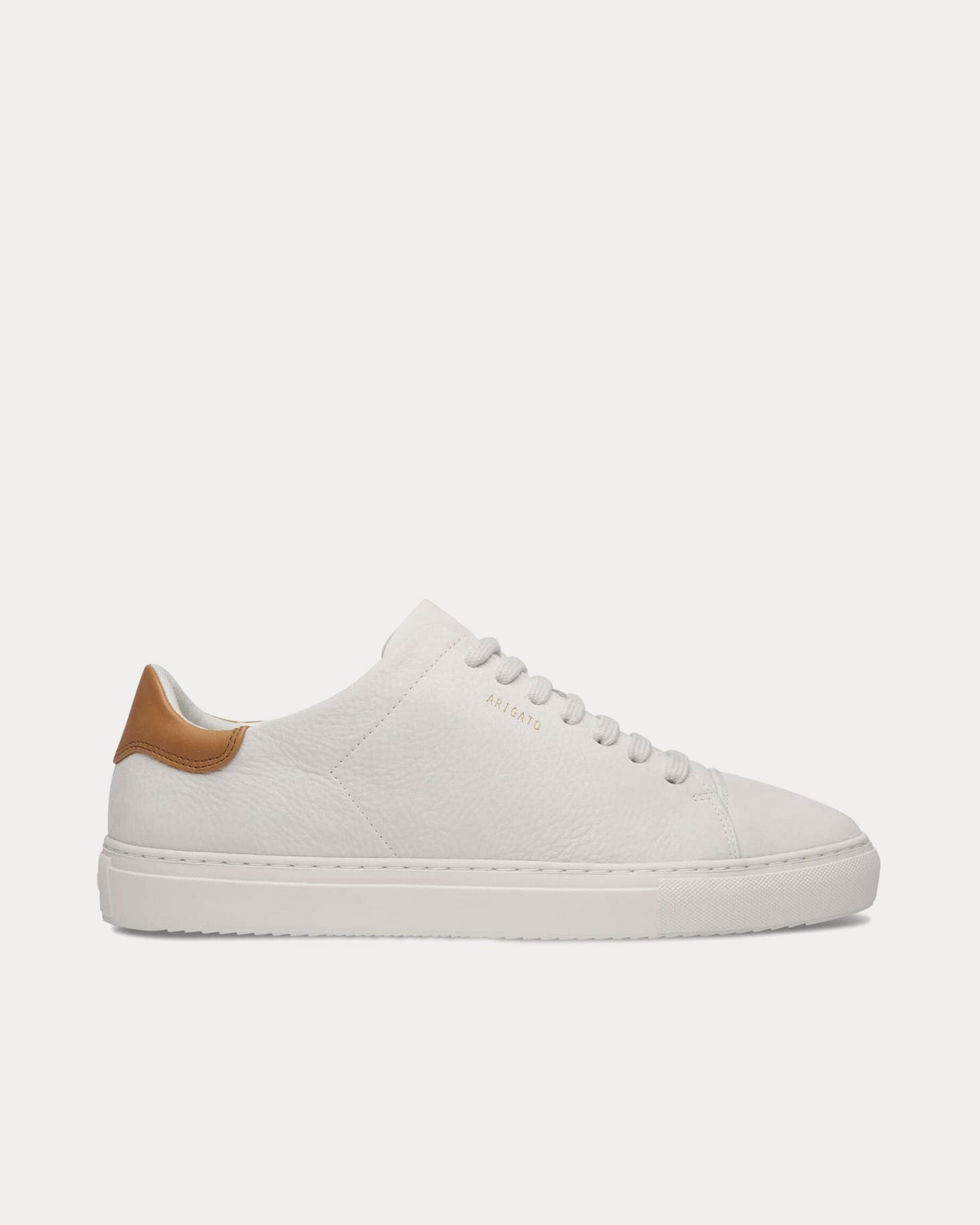 Axel Arigato Clean 90 Cap Off White / Tan Low Top Sneakers - 1