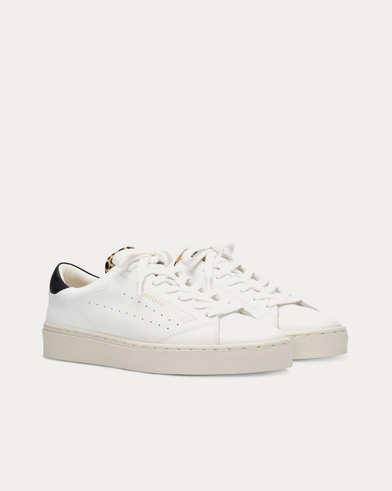 Axel Arigato Court Leather Off White / Leopard Low Top Sneakers - 3