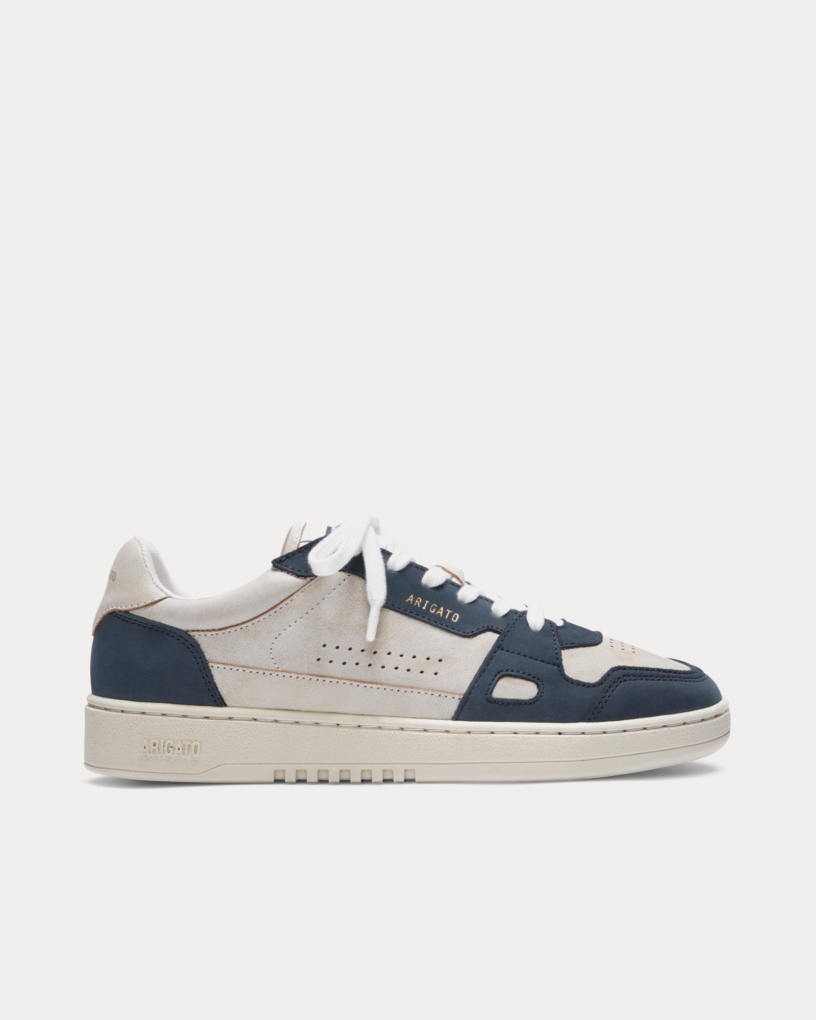 Axel Arigato Dice Lo Beige / Blue Low Top Sneakers - 1