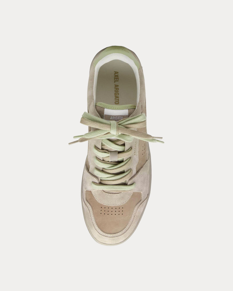 Axel Arigato Dice Lo Dark Beige / Light Green Low Top Sneakers - 2