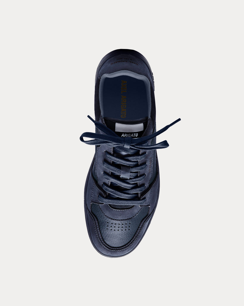 Axel Arigato Dice Lo Monochrome Navy Navy Low Top Sneakers