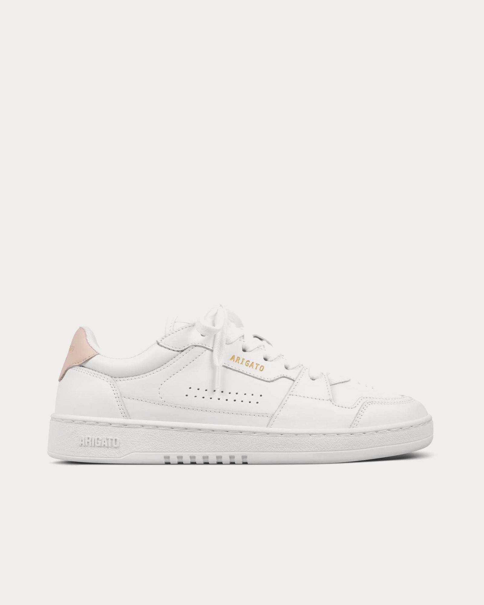 Axel Arigato Dice Lo White / Orange Low Top Sneakers - 5