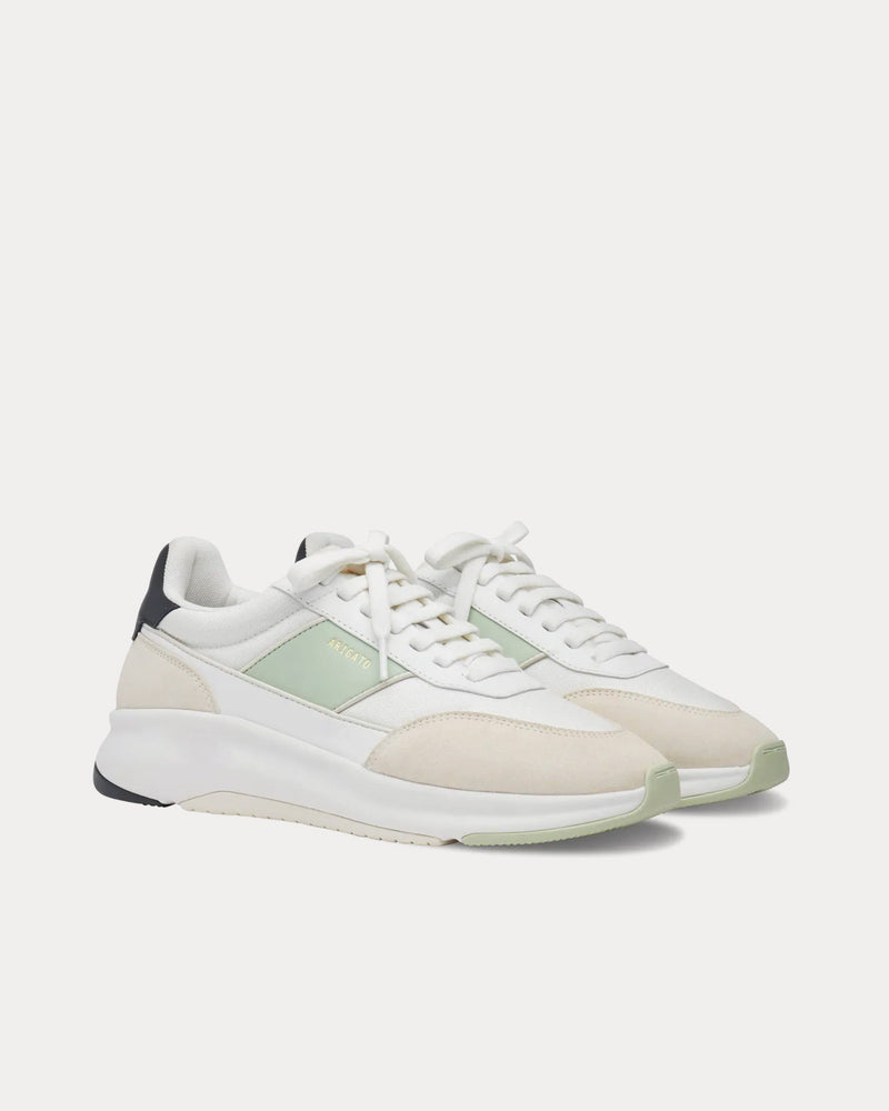 Axel Arigato Genesis Neo Off White / Light Green Low Top Sneakers - 3