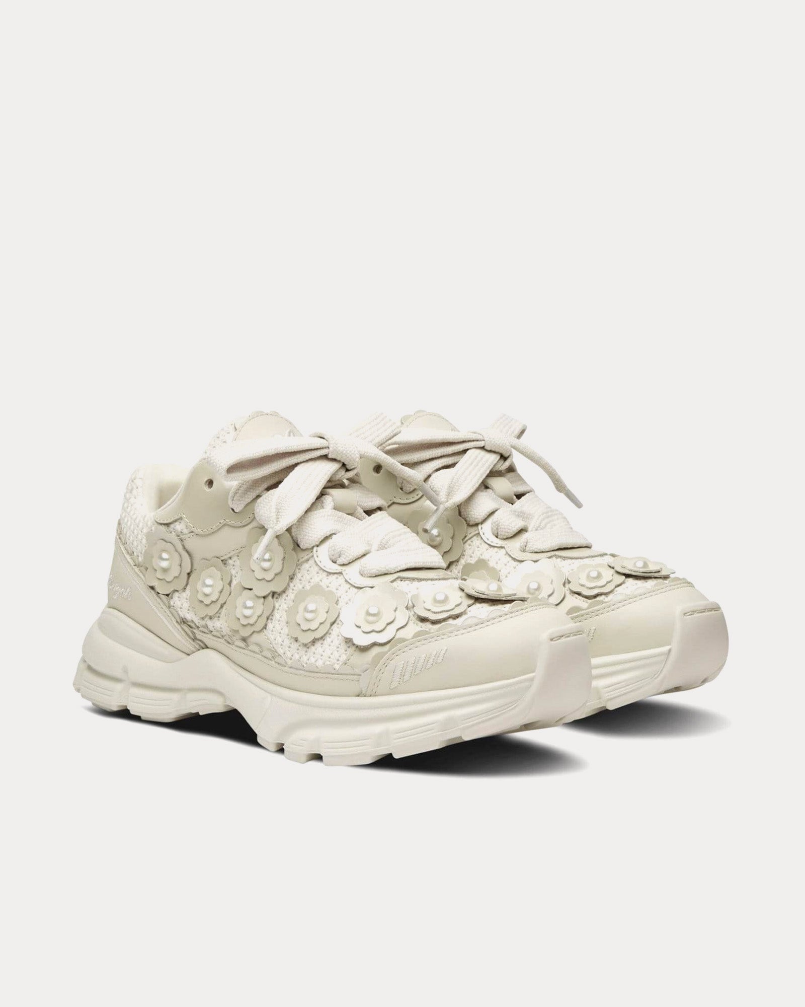 Axel Arigato Marathon FLWR Runner Off White / Off White Low Top Sneakers - 3