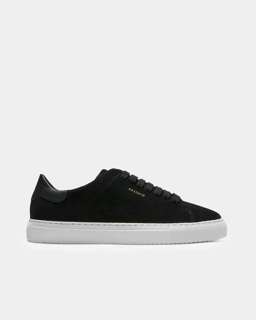 Axel Arigato Clean 90 Suede Black White Low Top Sneakers Sneak