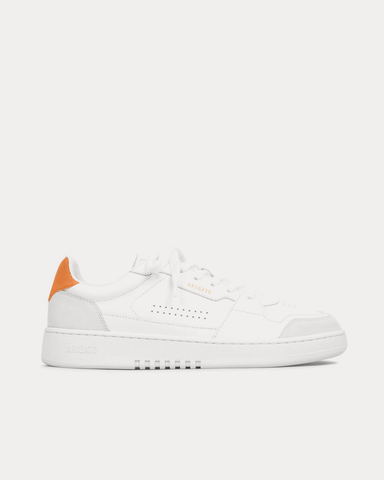 Axel Arigato Dice Lo White / Orange Low Top Sneakers - 1