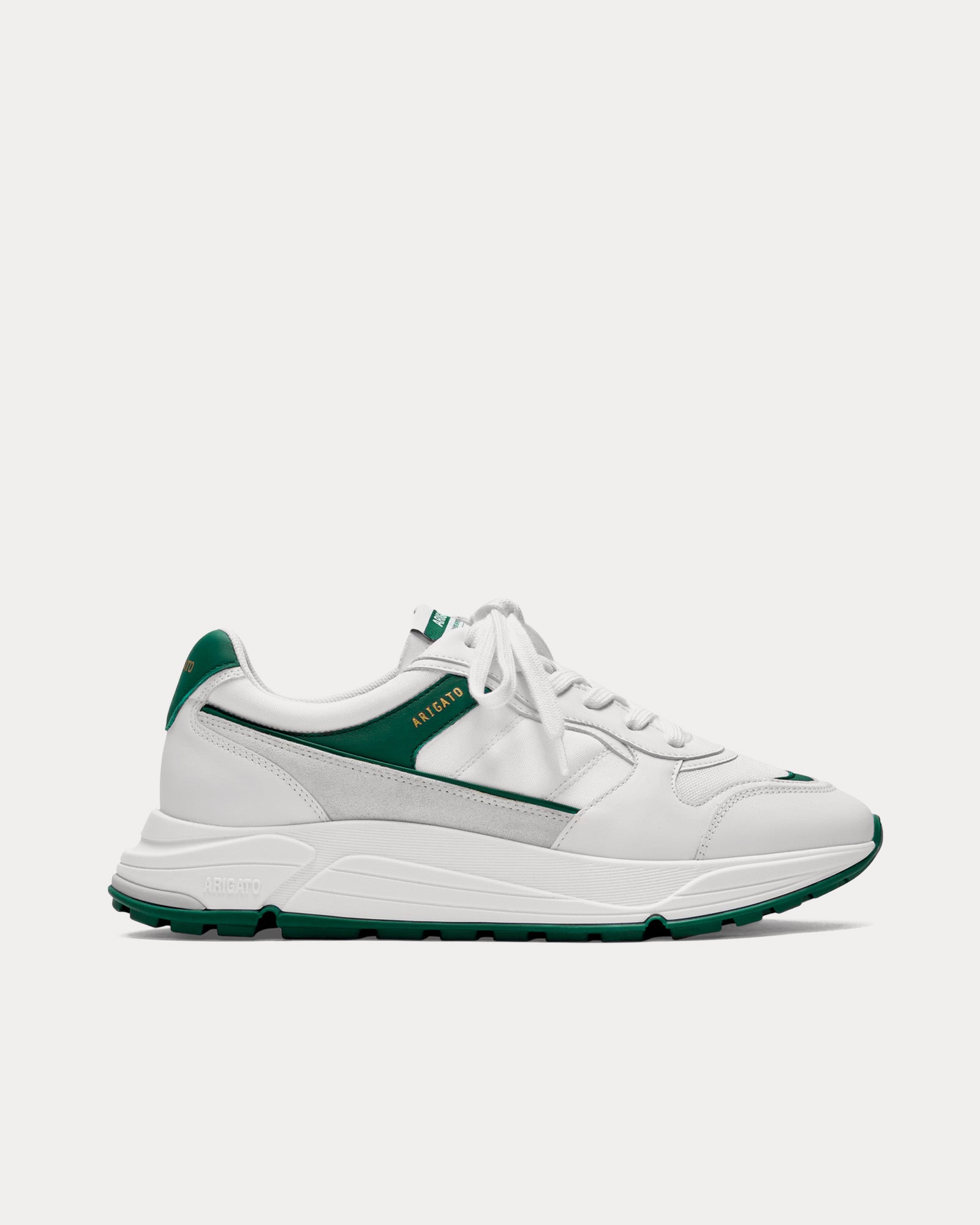 Axel Arigato Rush White / Green Low Top Sneakers - 1