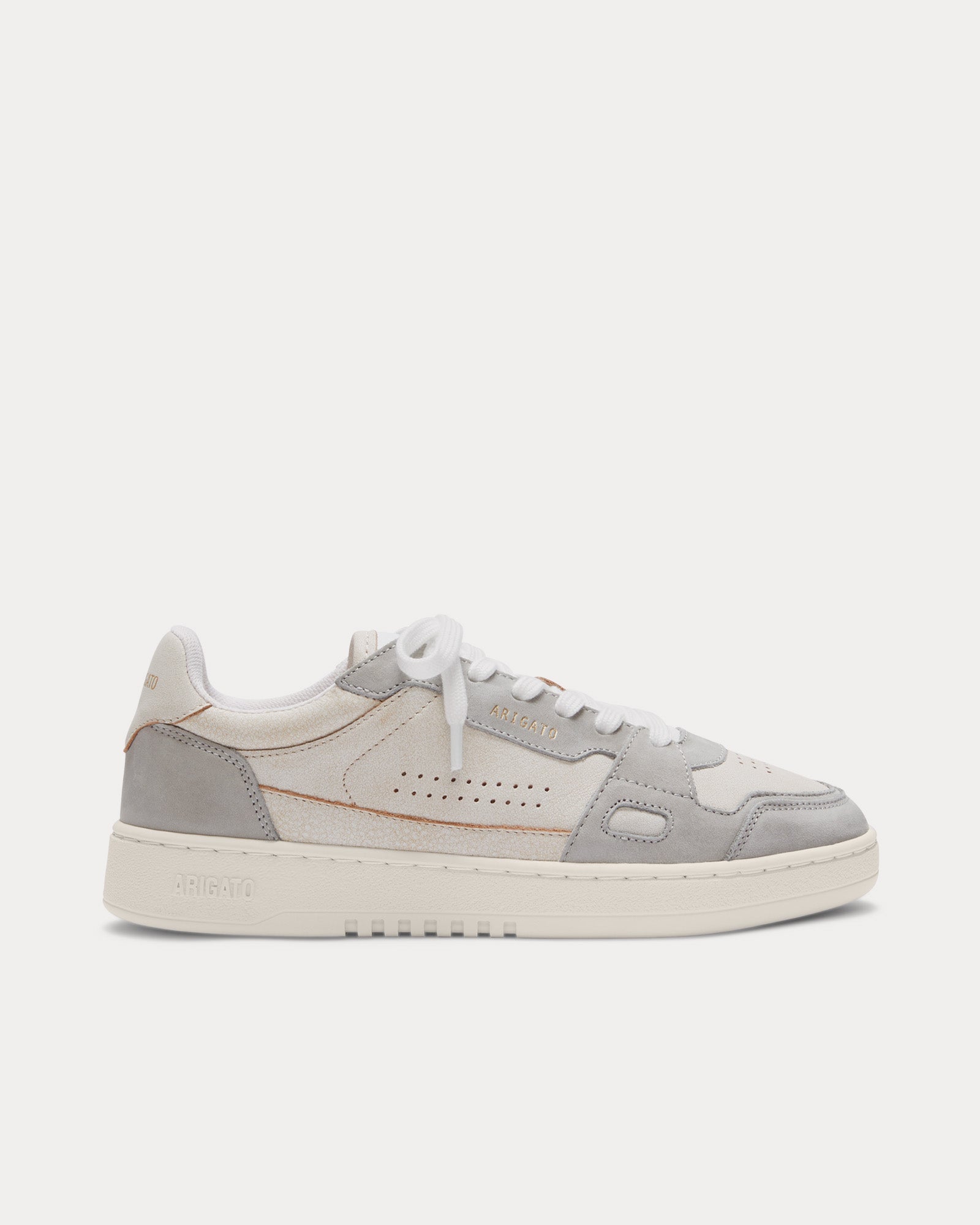 Axel Arigato Dice Lo Beige / Light Grey Low Top Sneakers - 1