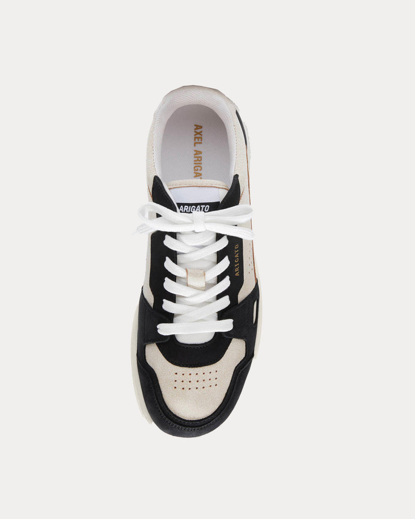 Axel Arigato Dice Lo Beige Black Low Top Sneakers Sneak in Peace