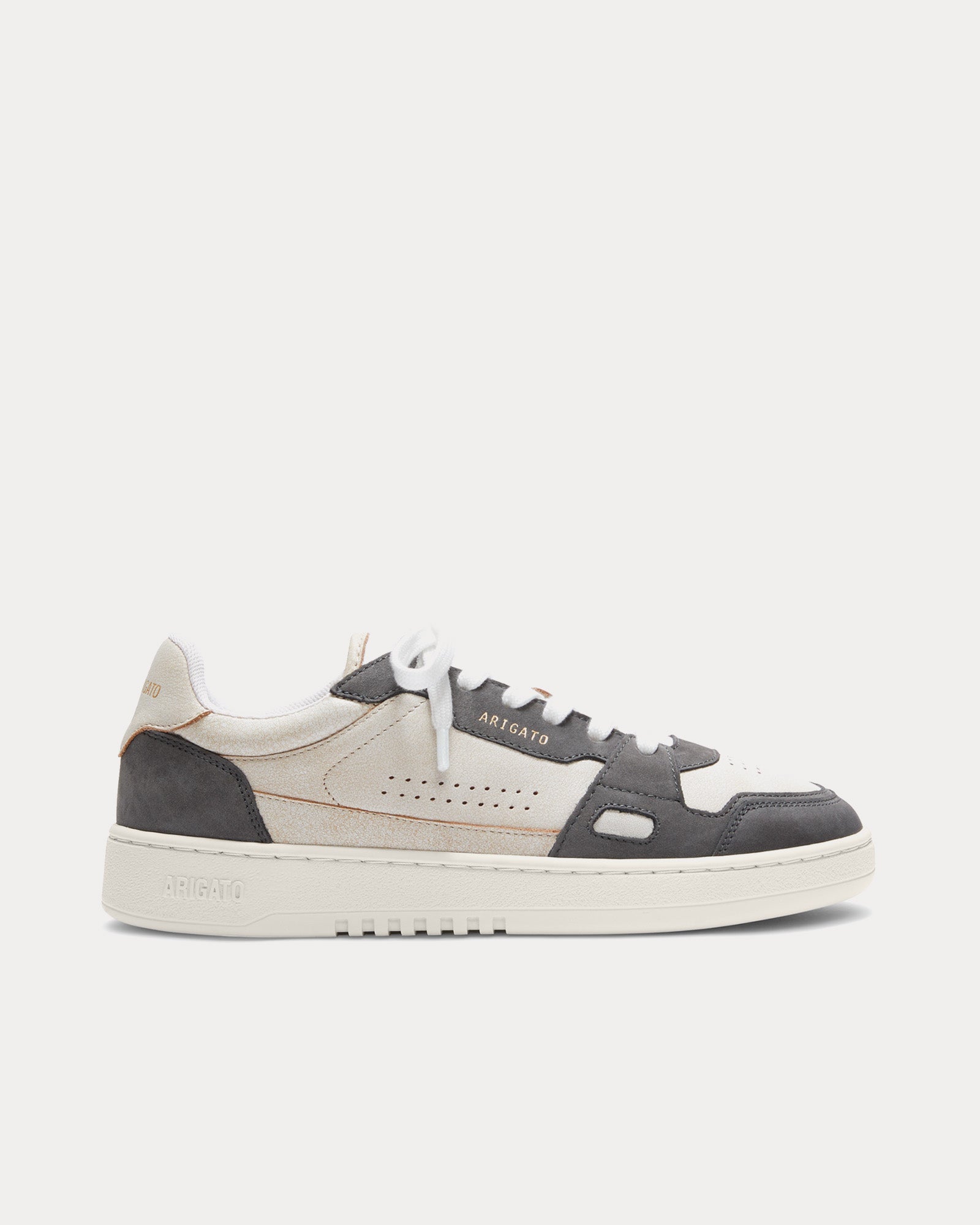 Axel Arigato Dice Lo Beige / Dark Grey Low Top Sneakers - 1