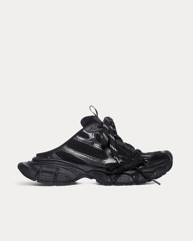 Balenciaga 3XL Mesh & Polyurethane Black Mules