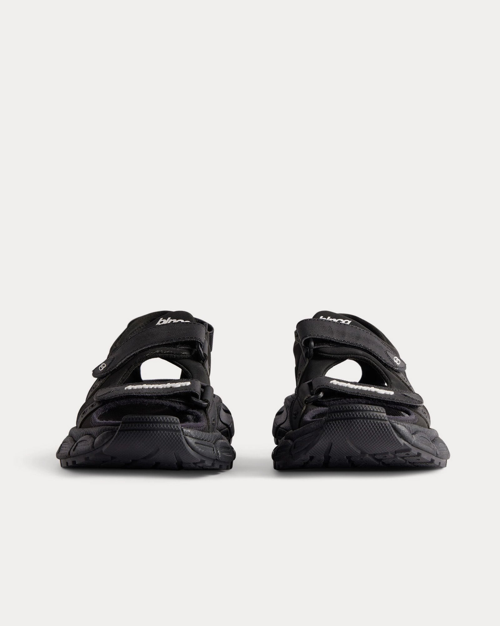 Balenciaga 3XL Chunky Rubber Black Sandals - 2