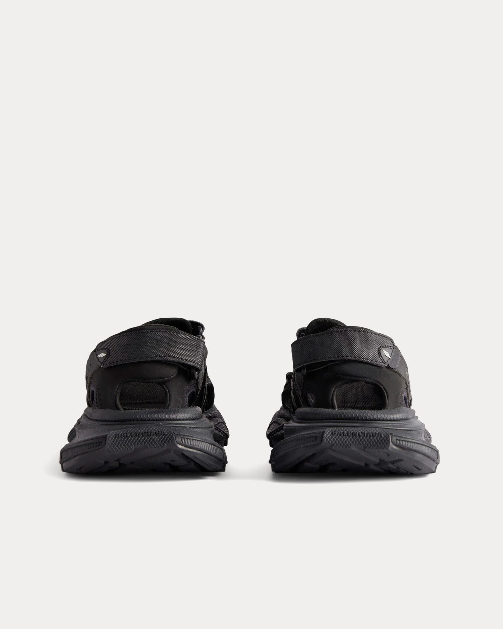 Balenciaga 3XL Chunky Rubber Black Sandals - 3