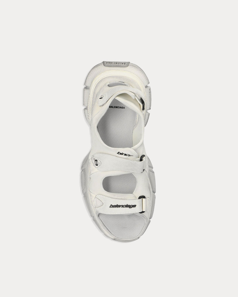 Balenciaga 3XL Chunky Rubber White Sandals - 2