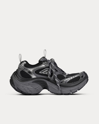 Balenciaga 6XL Mesh, Polyurethane & Polyester Black / Grey Low Top Sneakers