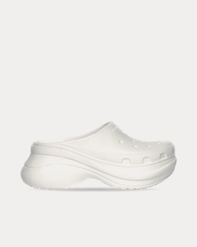 Balenciaga x Crocs Rubber Mule White Slip Ons