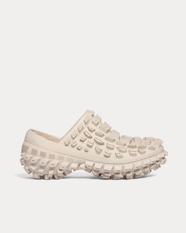 Balenciaga Bouncer Rubber Clog Beige Slip Ons