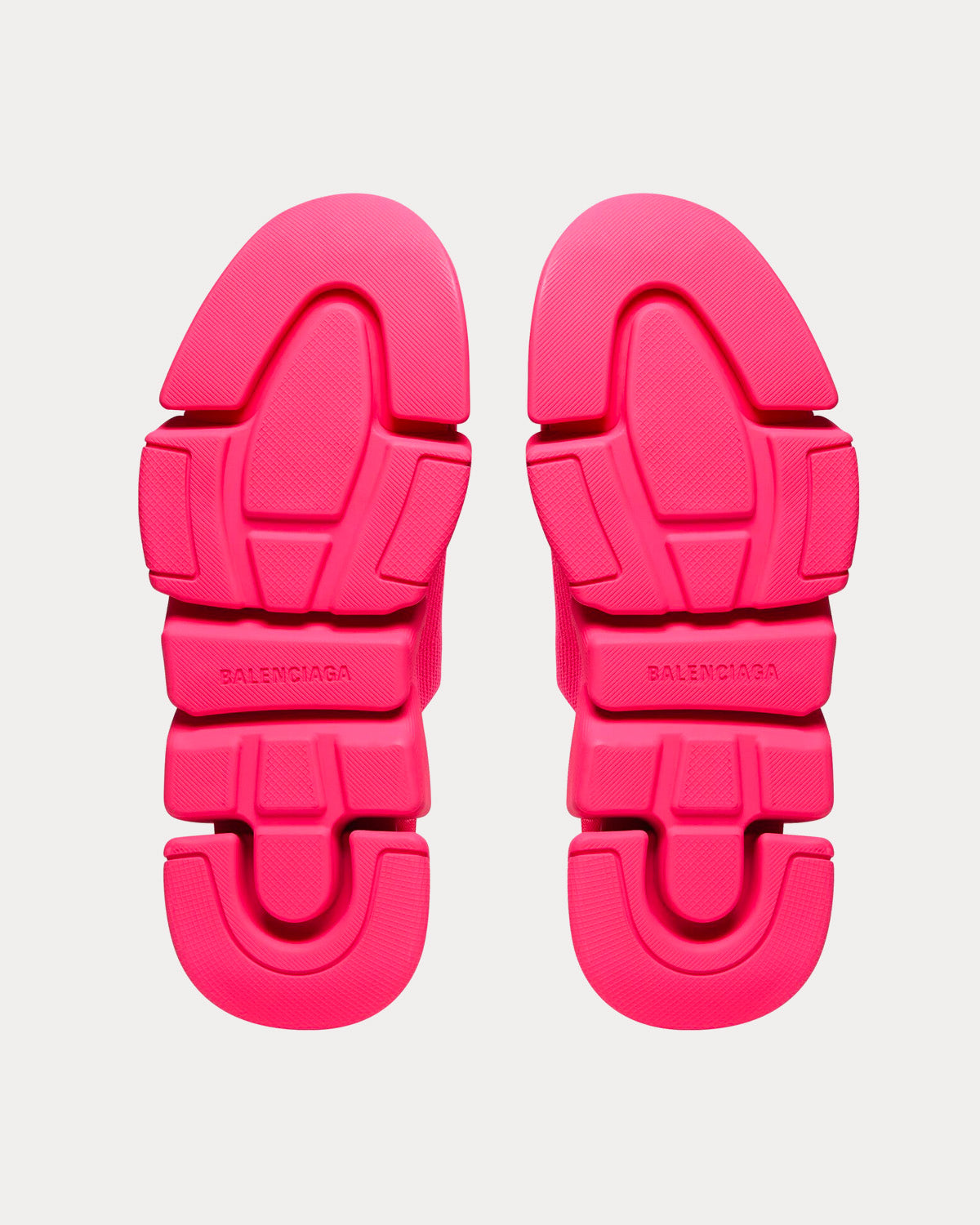 Balenciaga Speed 2.0 Recycled Knit Neon Pink Slides - 3