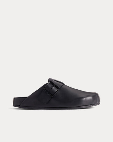 Balenciaga Sunday Matte Calfskin Black Mules