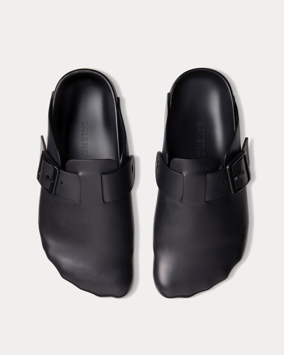 Balenciaga Sunday Matte Calfskin Black Mules - Sneak in Peace