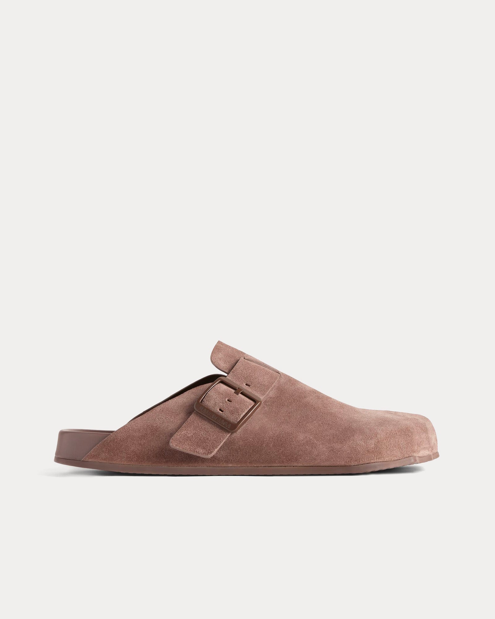 Balenciaga Sunday Suede Calfskin Light Brown Mules - 1