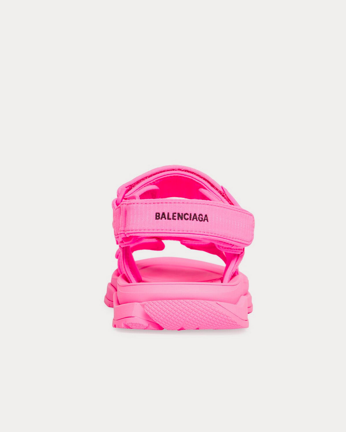 Balenciaga Tourist Technical Material Neon Pink Sandals - 3