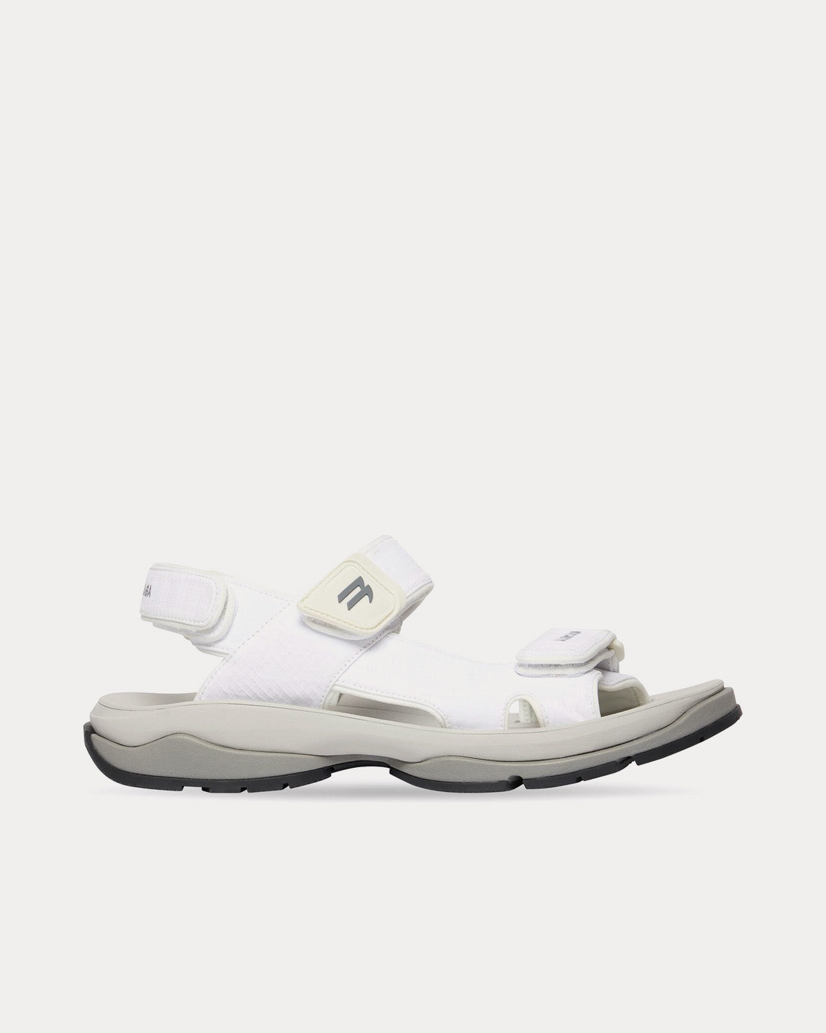 Balenciaga Tourist Technical Material White Sandals - 1