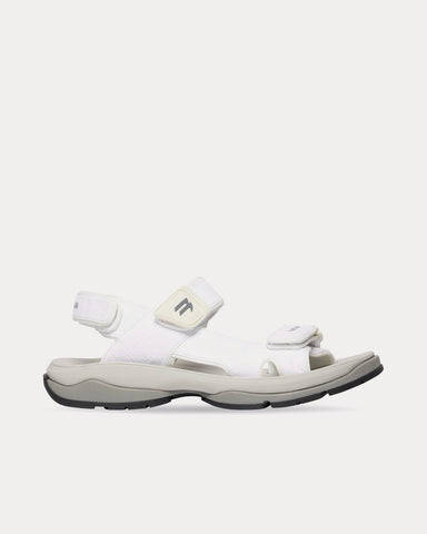 Balenciaga Tourist Technical Material White Sandals