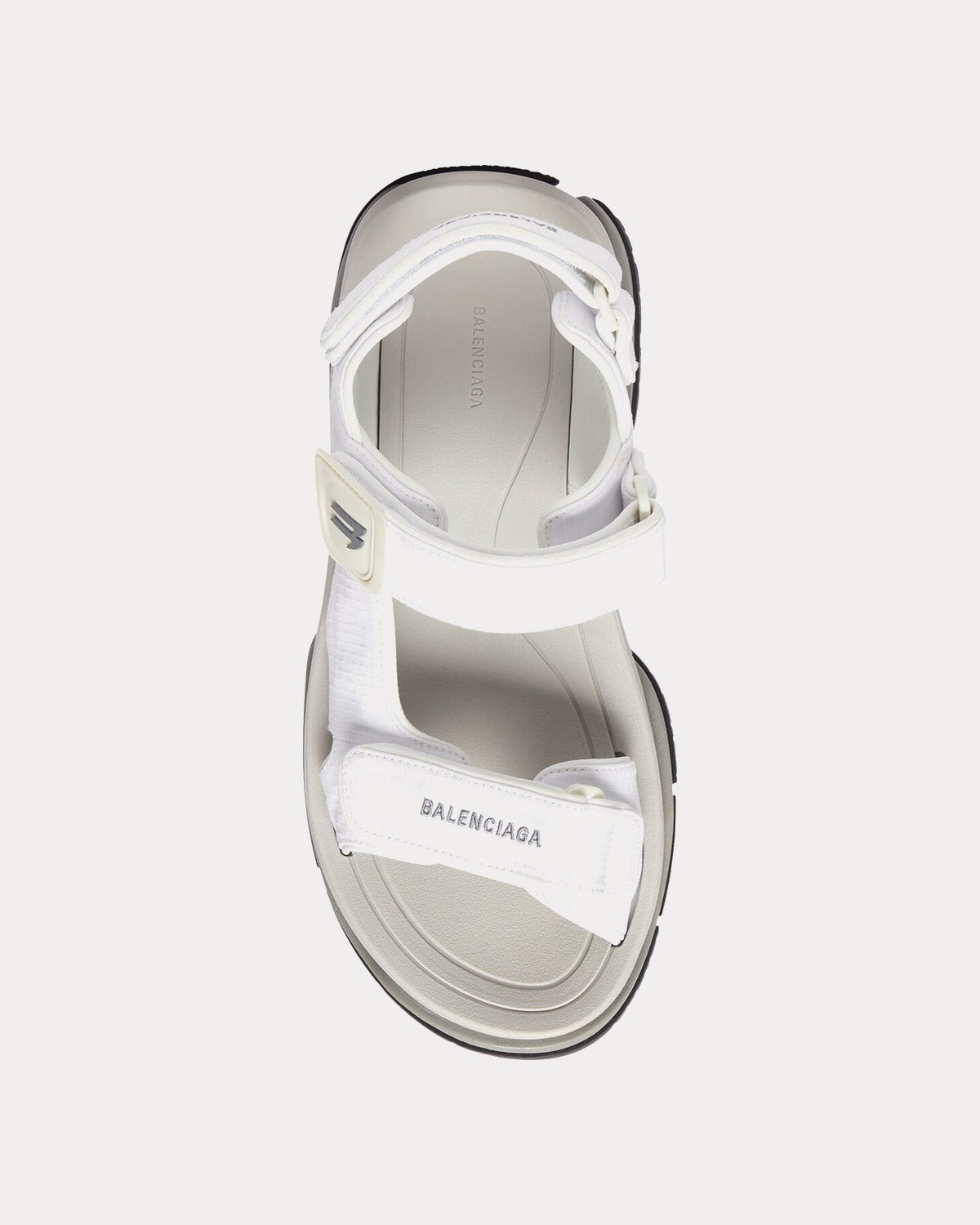 Balenciaga Tourist Technical Material White Sandals - 2