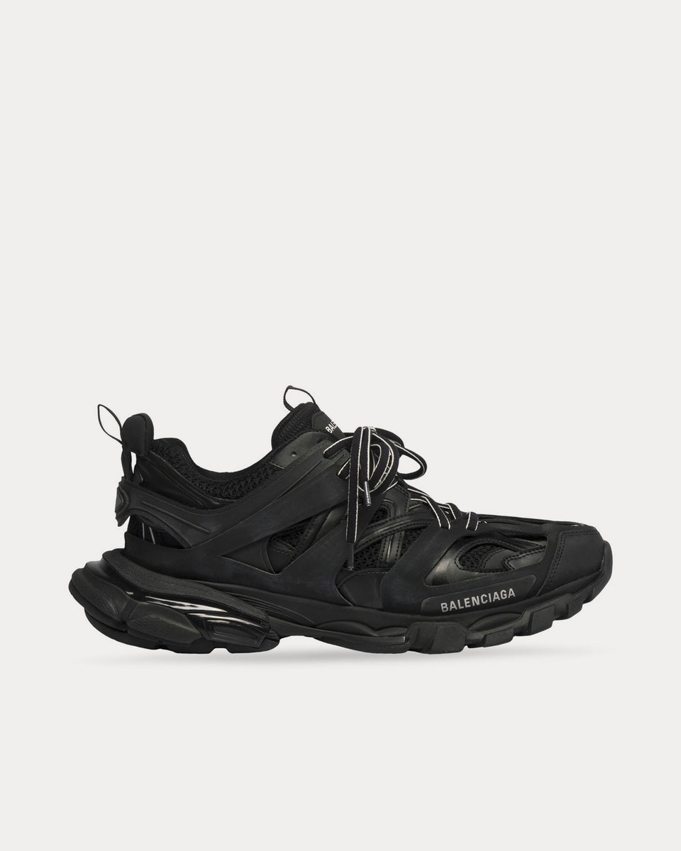 Balenciaga Track Mesh & Nylon Black Low Top Sneakers - Sneak in Peace