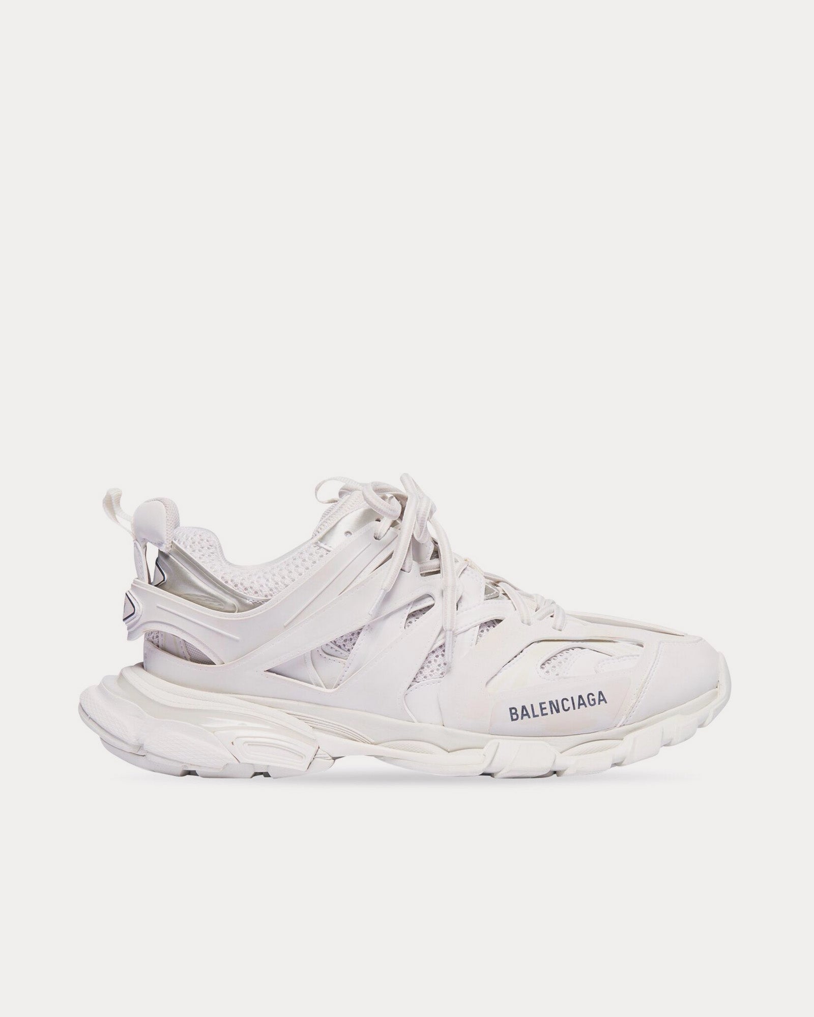 Balenciaga Track Mesh & Nylon White Low Top Sneakers - 1