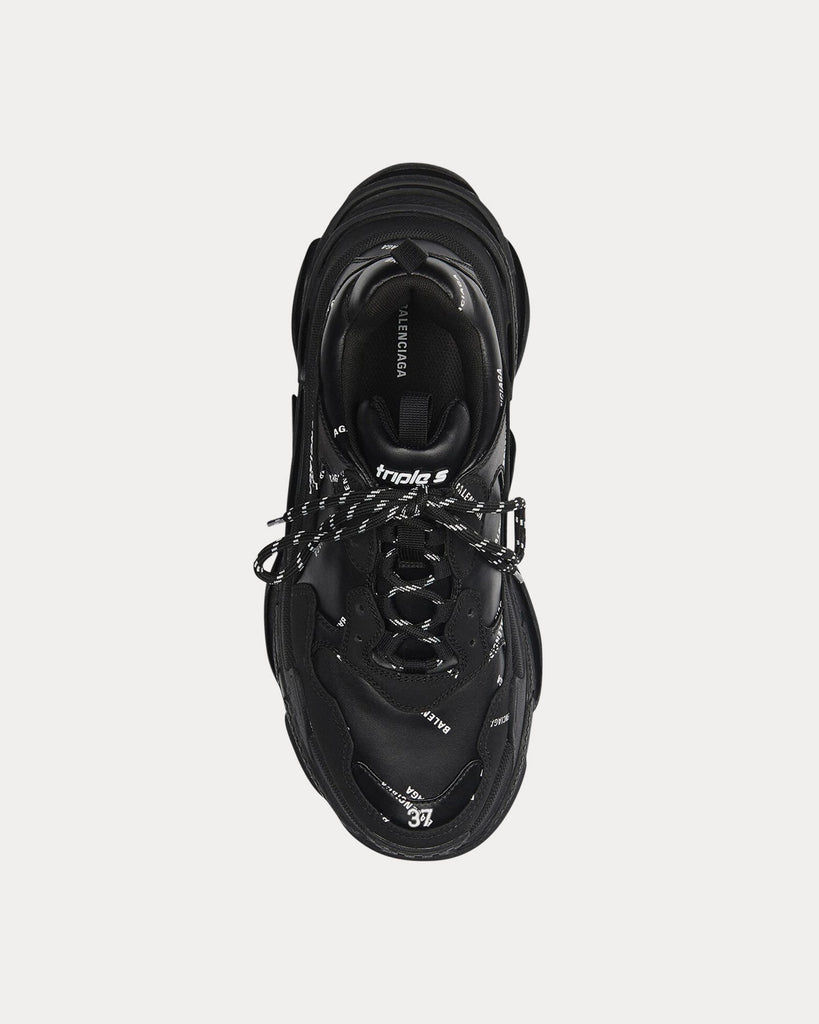 Balenciaga triple s sales black style