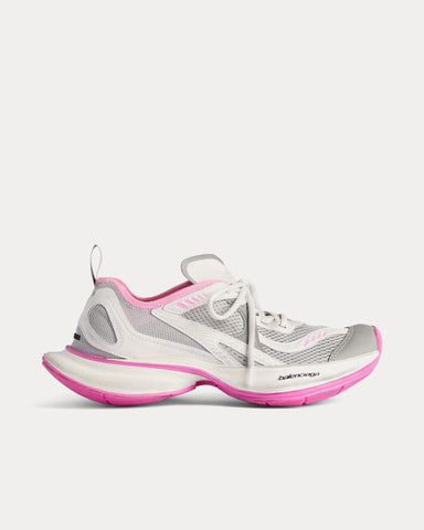 Balenciaga Circuit White / Grey / Pink Low Top Sneakers