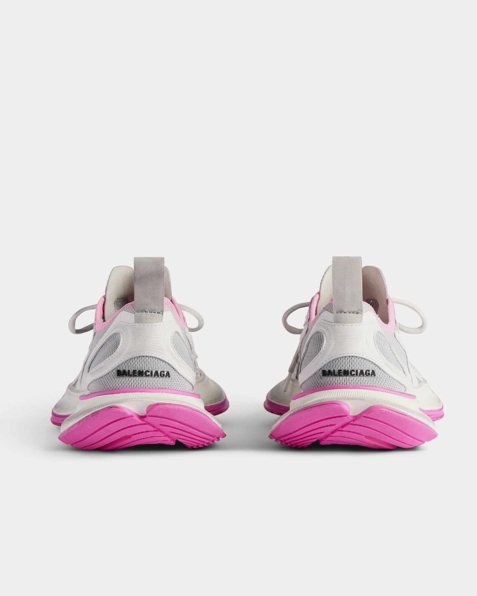 Balenciaga Circuit White / Grey / Pink Low Top Sneakers - 4