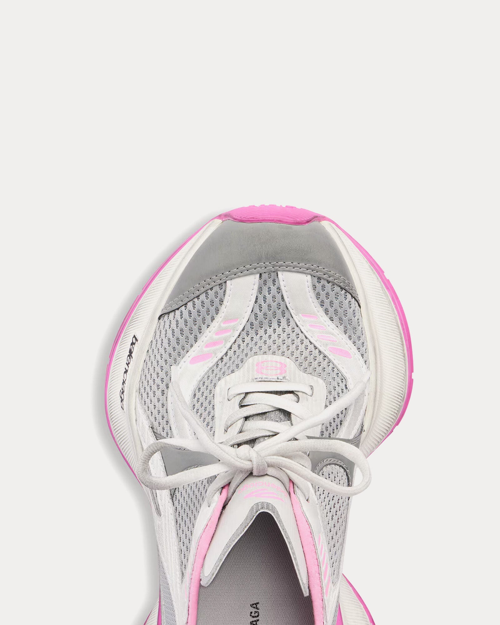 Balenciaga Circuit White / Grey / Pink Low Top Sneakers - 5