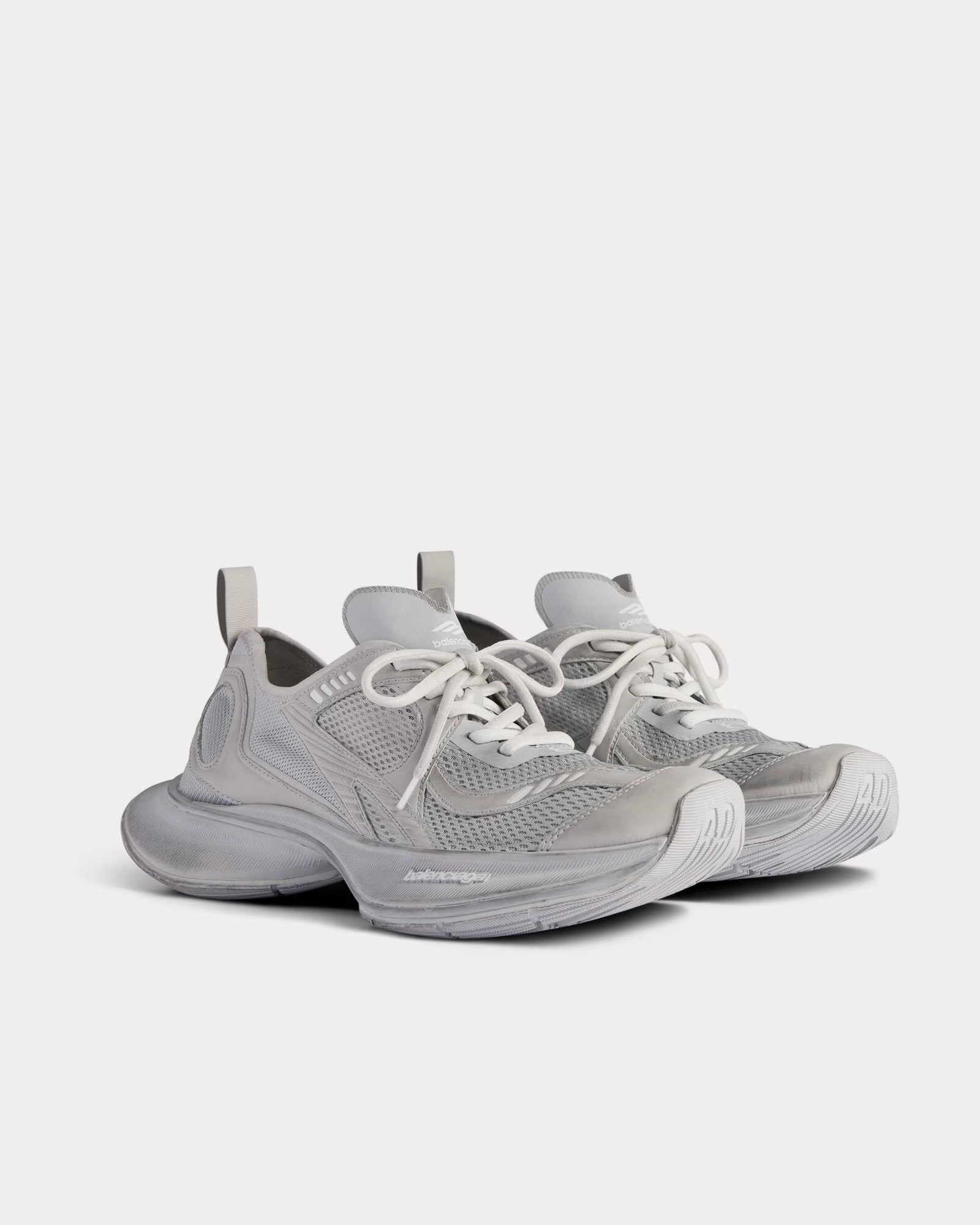 Balenciaga Circuit Light Grey Low Top Sneakers - 3