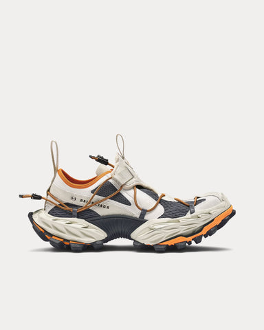 Balenciaga Hike Mesh, Polyurethane & Polyester Beige / Orange Low Top Sneakers