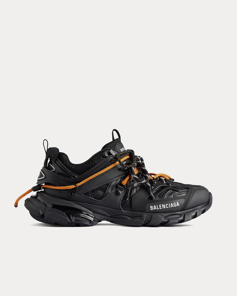 Balenciaga Track Trail Laces Black / Orange Low Top Sneakers - 1